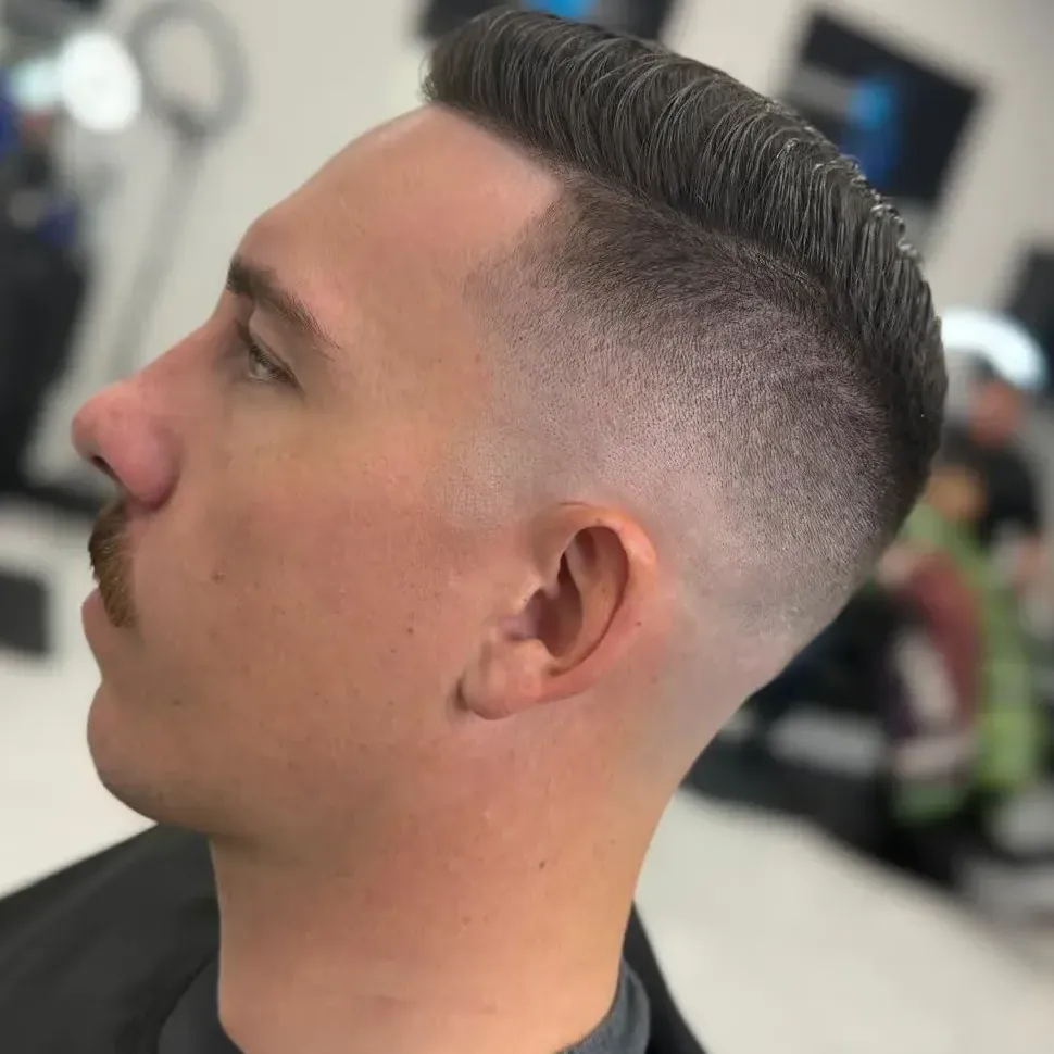 Skin fade haircut at Next Level Barber Shop, Cape Coral